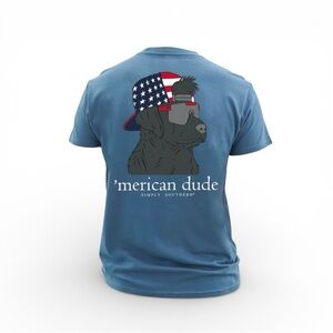 Simply Southern Patriotic Dog Tee - Blue